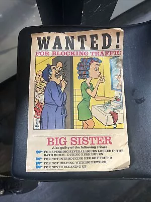 £2 • Buy Topps (1980) Wanted Poster - Big Sister