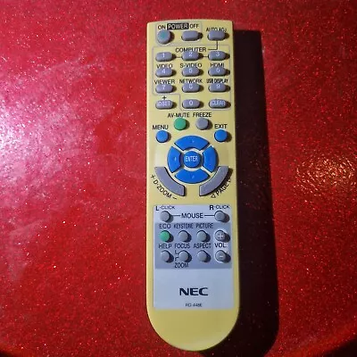 NEC RD-448E Genuine Remote Control | For NEC Projector VT580 NP216 VT58 VT575 • £4.96