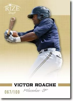 VICTOR ROACHE 2012 Rize Rookie GOLD Paragon RC #/100 • $2.99