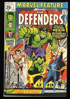 Marvel Feature #1 VF- 7.5 1st Appearance And Origin Defenders! Marvel 1971 • $149