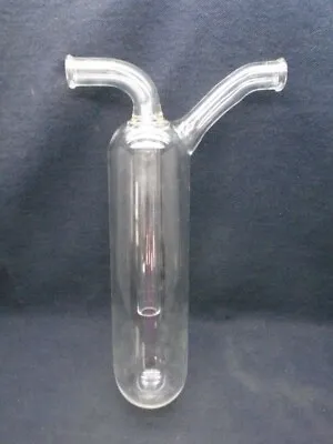 $89.99 • Buy Laboratory Glass One-Piece Vacuum Trap W/ 1/2” ID Process Pipe Sidearms 11” OAH