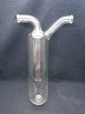$89.99 • Buy Laboratory Glass One-Piece Vacuum Trap W/ 1/2” ID Process Pipe Sidearms 11” OAH
