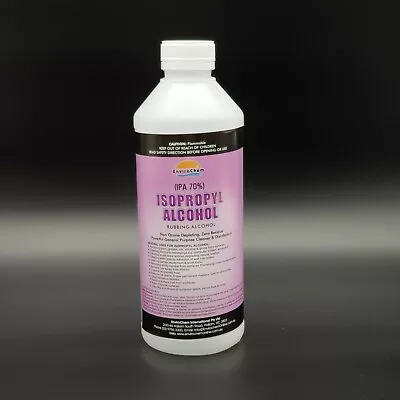 Isopropyl Rubbing Alcohol 70% Isopropanol Cleaner Ipa 1 Litre Disinfectant • $16.99