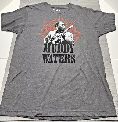 Men's Muddy Waters Portrait Slim Fit T-shirt Size Large • $24.90