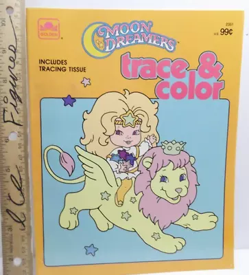 Vintage 1987 MOON DREAMERS Doll Coloring Activity Book Unused Trace And Color • $35