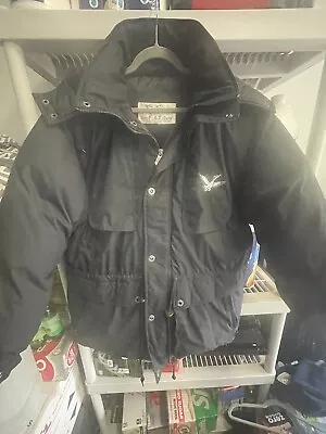 Men’s Xl Triple Fat Goose Down Parka Hooded Great Jacket Very Warm For Extreme • $89