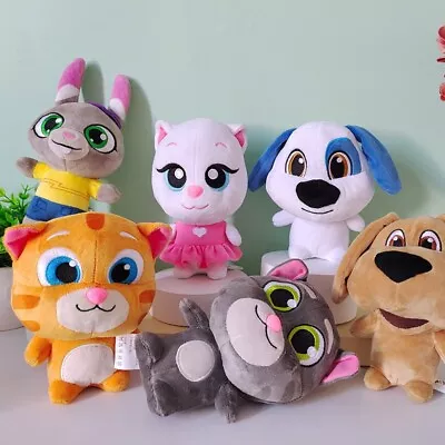 6PCS Talking Tom And Friends Toys Cartoon Animal Plush Doll Ben Angela Hank Gift • $53.99