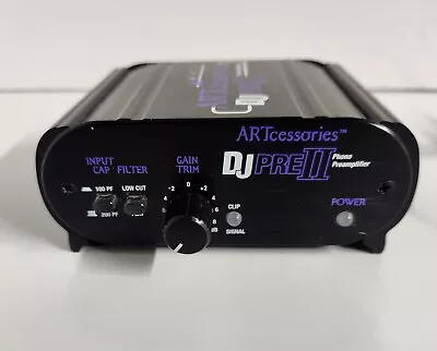 ART Pro Audio DJ PRE II Phono Turntable Preamp Pre-Amplifier With/Power Supply • $45