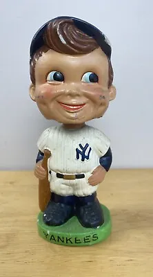 Vintage New York Yankees Bobblehead 1962 Green Base Nodder Japan • $35