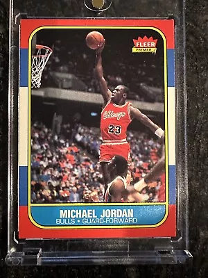 1986-87 Fleer Michael Jordan Rookie 57 • $2594