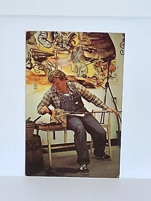 Postcard Artist Reggie Moore Glass Blower Ashford Washington WA A16 • $6.97