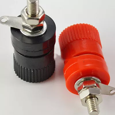 £4.30 • Buy 4pcs Amplifier Terminal Binding Post Banana Plug Jack Panel Mount Lager SizeF$d