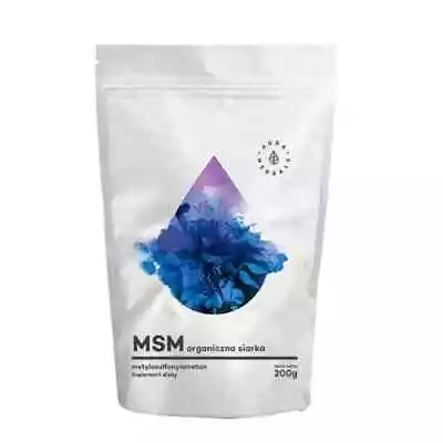 MSM (Methyl Sulfonyl Methane)(Sulfur) Powder 200g Aura Herbals / Siarka Organic • £9.99