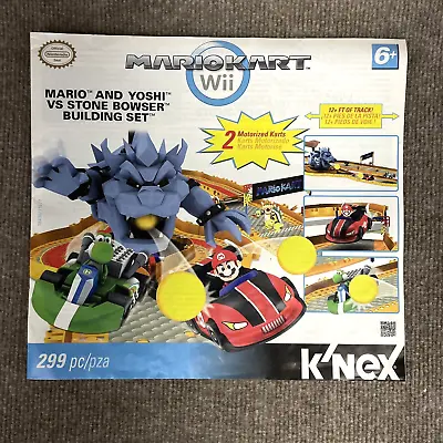 KNEX Instruction Book Mario Kart Wii Mario Yoshi Stone Bowser MANUAL ONLY • $6.98