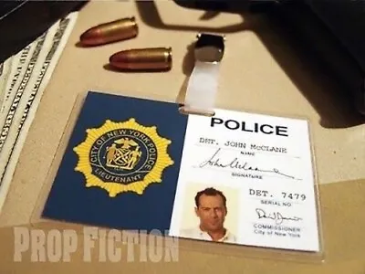 Die Hard - John McClane NY Detective Warrant Prop / Cosplay ID Card • £5.85