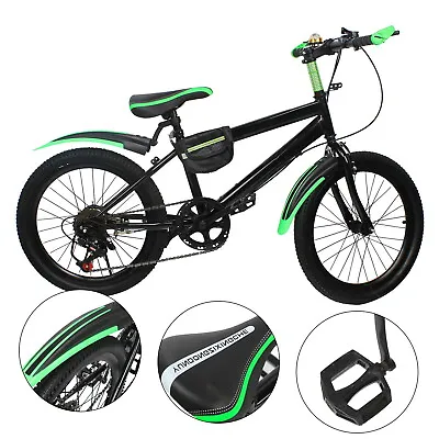 20 Inch Child City Bike 7 Speeds Kids Mountain Bike Double Disc Brake Bicycle • $102