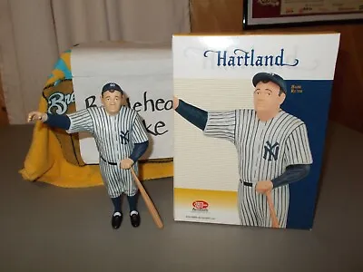 Nib 2003 Babe Ruth Hartland New York Yankees Figure Figurine Cooperstown • $49.99