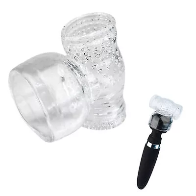 New Magic Wand Attachment Accessory Clear TPE Male Massager Humming Bird US • $10.99