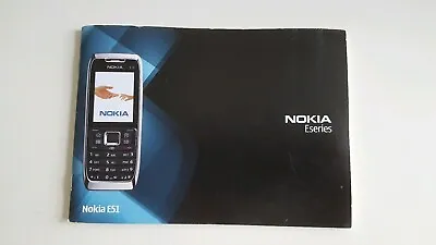 £4.99 • Buy Nokia Eseries E51 Mobile Phone Information Booklet