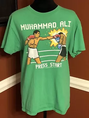 Muhammad Ali Mike Tyson Punchout Tee T-Shirt Mens Medium • $16