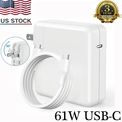 New 61W USB-C Power Charger For MacBook Pro 14 13 12'' 2016 Mac Book Air 2018 US • $13.95