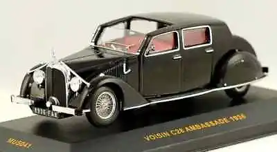 IXO Museum 1/43 Voisin C28 Ambassade 1936 Black Vintage Model Car • $49.95