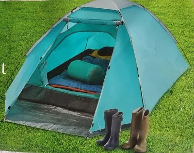 Tent Double Layer Tent With Porch For 2 Person By Tesco Outdoor • £35