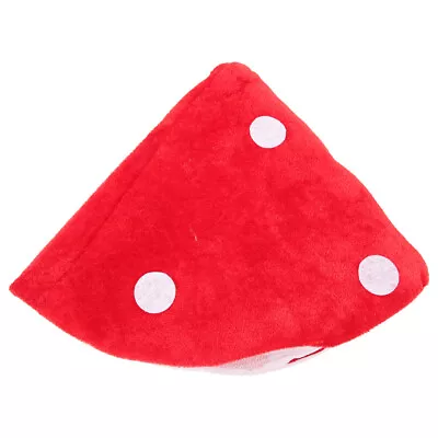 Red Mushroom Beret Hat Cap For Kids Performance Party Cosplay-VA • $9.29