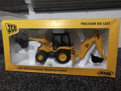 £375 • Buy Joal Jcb 3cx Contractor Backhoe Loader Nzg 1:25 Die Cast Models Britain Ertl