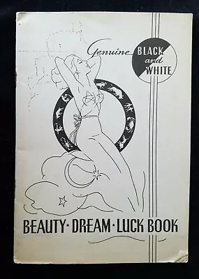 1937 Dream Luck Book Black And White Beauty Preparations Memphis NY Columbia PA • $21.25
