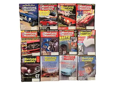 1995 Mustang Monthly CAR Magazines LOT 100% Complete Year - 12 Issues MUSCLE • $24.88