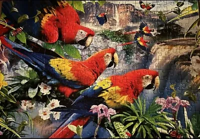 300 Piece COMPLETE Ravensburger Tropical Birds Puzzle • $11.50