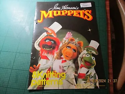 Muppets  Gary Kennedy Intarsia Pattern Book Chest  24 -32  Jim Henson 4ply & Dk • £4.99