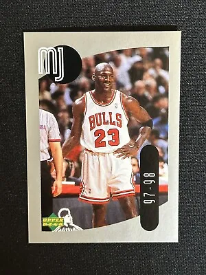 1998 Upper Deck Mini Sticker Michael Jordan #55 Basketball Card Chicago Bulls • $1.99
