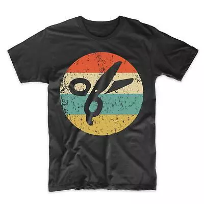 Barber Hairdresser Gift - Vintage Retro Scissors Men's T-Shirt Hairdresser Shirt • $19.99