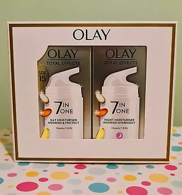 Olay Total Effects 7in1 Day&Night Moisturiser Gift Set • £19