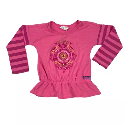 Naartjie Kids Toddler Infant Embroidered Long Sleeve T Shirt Size 18/24 Months • $13.50