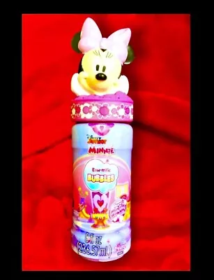 Disney Junior Minnie Mouse Super Miracle Bubbles 8ozrefillable With 3D Topper • $12.99