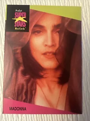 Madonna Trading Card Musicards Super Stars #68 Pro Set • $1.59