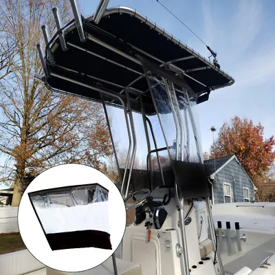 1PC Clear Hood Boat Driver Console T-Top Spray Shield Enclosure 263*170*105CM • $100.29