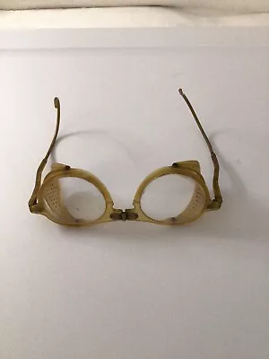 Vintage Willson Folding Safety Glasses Aviation Steampunk • $19.99