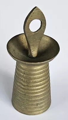 Vintage Brass Bell Small Size Hanging Loop For Shop Door Or Table Desk Gold 3  • $8.77