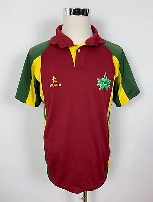 Kukri Melbourne Stars Mens BBL Cricket Jersey Polo Shirt T-Shirt Tee Size M • $34.95
