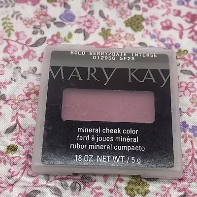 MARY KAY Mineral Cheek Color BOLD BERRY Rare. Mineral Blush! • $13.99