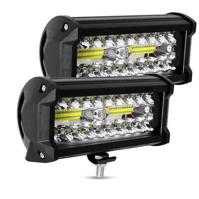 2x 7Inch 20000LM LED Work Light Bar Flood Spot Pod Offroad Fog Driving ATV Truck • $16.33