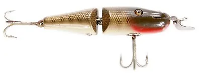 Vintage C.C.B.CO Creek Chub Bait Co. Pikie Jointed Wood Fishing Lure Glass Eyes • $17.49