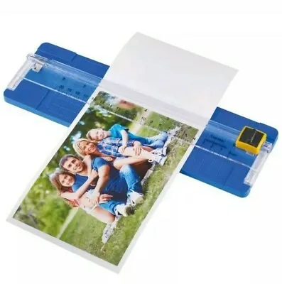 A5 Photo Paper Cutter Trimmer Guillotine Card A4 Magnetic Ruler Home Office AA • £4.99