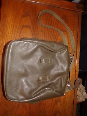 Swiss Military Army Field Bread Shoulder Bag Surplus Leather Dated 1985 • $17.99