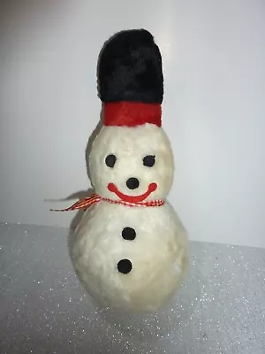 Rare Vintage Christmas 12  Eden Plush Snowman Roly Poly Chime Plush Toy • $35