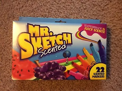 Mr. Sketch Scented Markers Chisel Tip Assorted Colors 22 Count NEW • $15